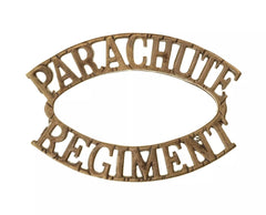 Parachute Regiment Shoulder Title Brass Metal