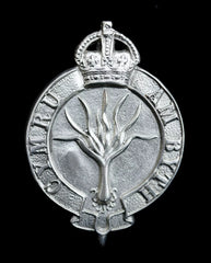 Welsh Guards Pouch Badge Hallmarked Silver
