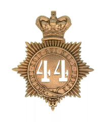 44th Essex Regiment Quilted Shako Plate Brass Metal