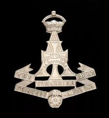 The Green Howards Alexandra Princess of Wales's Own Badge Hallmarked Silver