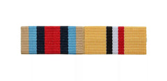 Afghanistan Operational Service 2000 & Iraq Medal Ribbon Bar