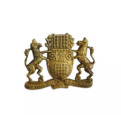 2nd Country of London Westminster Dragoons Cap Badge Brass Metal