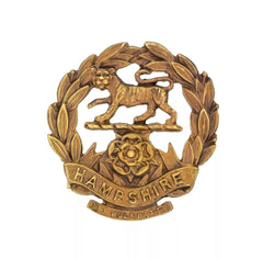 Hampshire 1st Volunteers Battalion Cap Badge Brass Metal