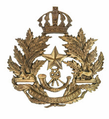 Cameronians Scottish Rifles Helmet Plate Brass Metal