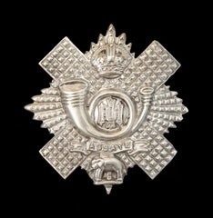 Highland Light Infantry Cap Badge Hallmarked Silver