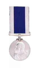 Edward VII Royal Navy Long Service Good Conduct THOS.JEFFERY.C.E.R.A.H.M.S.PEMBR