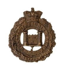 Suffolk Regiment Foreign Service Cap Badge Brass Metal