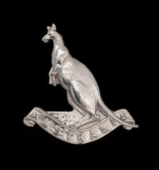 Australian Yeomanry Cap Badge Hallmarked Silver