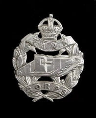 Tank Corps Cap Badge Hallmarked Silver