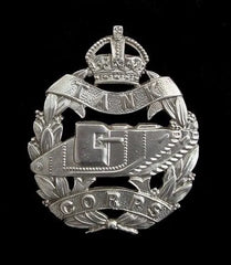 Tank Corps Cap Badge Officers Hallmarked Silver