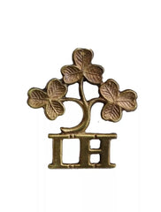 Irish Horse Imperial Yeomanry Cap Badge Brass Metal
