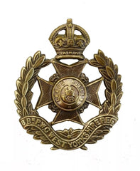8th Battalion P.W.O West Yorkshire Regiment Cap Badge Brass Metal