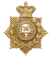 Helmet Plate & South Wales Borders Centre Brass Metal