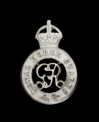 Royal Horse Guards Cap Badge Hallmarked Silver