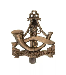 10th Princess Mary's Own Gurkha Rifles Cap Badge White Metal