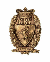 Galloway Rifle Volunteers Cap Badge Brass Metal