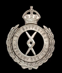 31st Australian BN Kennedy Regiment Cap Badge Hallmarked Silver