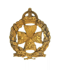 Inns of Court O.T.C Cap Badge Brass Metal