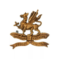 11th Battalion Border Cap Badge Brass Metal