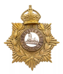 Helmet Plate & Gloucestershire Centre Bi Metal