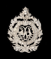 Argyll & Sutherland Highlanders Officers Cap Badge Hallmarked Silver
