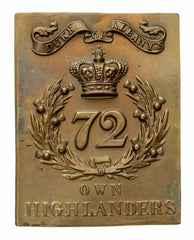72nd Seaforth Highlanders Cross Belt