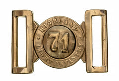 71st Highland Light Infantry Waist Belt Buckle