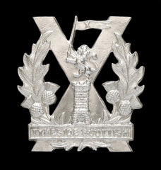 Tyneside Scottish Second Pattern Cap Badge Hallmarked Silver