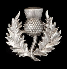 London Scottish Cap Badge Hallmarked Silver