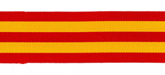 C62. Canada Fire Service Long Service Medal Ribbon Select Option Sizes