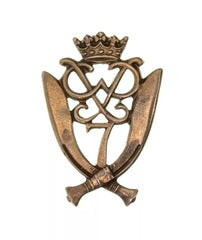 7th Duke of Edinburgh's Own Gurkha Rifles Cap Badge White Metal