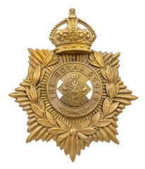 Helmet Plate & The Royal Scots Centre Brass Metal