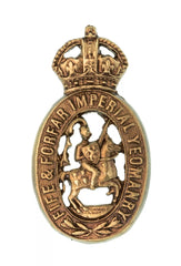 Fife & Forfar Imperial Yeomanry Cap Badge Brass Metal