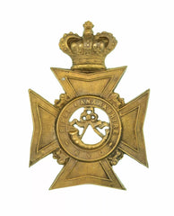 First Lanarkshire Rifle Volunteers Helmet Plate Brass Metal