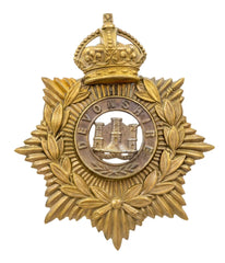 Helmet Plate & Devonshire Centre Brass Metal