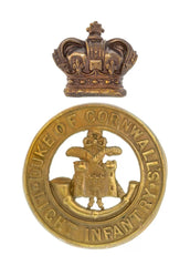Duke Of Cornwall Light Infantry Glengarry Badge