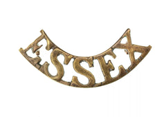 Essex Shoulder Title Brass Metal