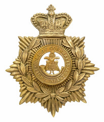 Helmet Plate & Duke of Cornwall Light Infantry Centre Brass Metal