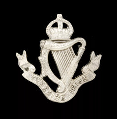 Tyneside Irish Cap Badge Hallmarked Silver