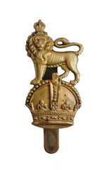 Royal Devonshire Yeomanry Cap Badge Brass Metal