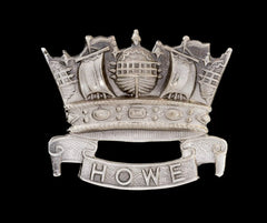 Howe Battalion Naval Division Cap Badge Hallmarked Silver