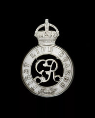 First Life Guards Cap Badge Hallmarked Silver