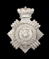 Duke of Edinburgh's Own Volunteers Cap Badge Hallmarked Silver