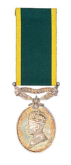 WW2 British Territorial Efficiency Medal 1451657.BDR.E.V.BOULTON.R.A