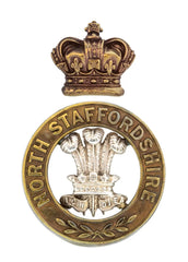 North Staffordshire Regiment Glengarry Badge