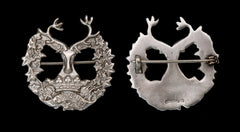 Gordon Highlanders Sweetheart Brooch Hallmarked Silver