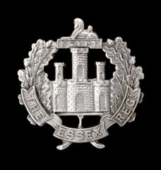 The Essex Regiment Cap Badge Hallmarked Silver