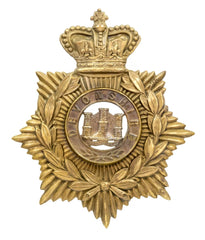 Helmet Plate & Devonshire Centre Brass Metal