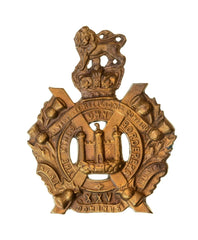 Kings Own Scottish Borders Glengarry Badge Brass Metal