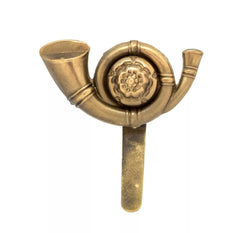 Kings Own Yorkshire Light Infantry Cap Badge Brass Metal